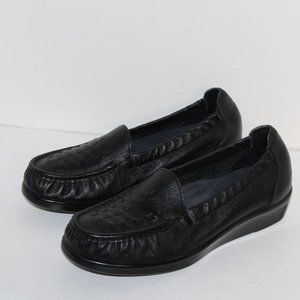 SAS Loafer Tripad Comfort Black Slip on 7.5 W